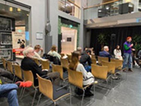 Musikalische Lesung „Es fuhr ein Zug nach Sobibor“ Foto von der Musikalischen Lesung „Es fuhr ein Zug nach Sobibor“